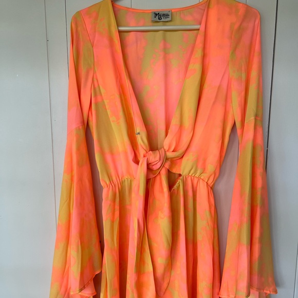 Show me your mumu Tie Dye Romper - Picture 1 of 2